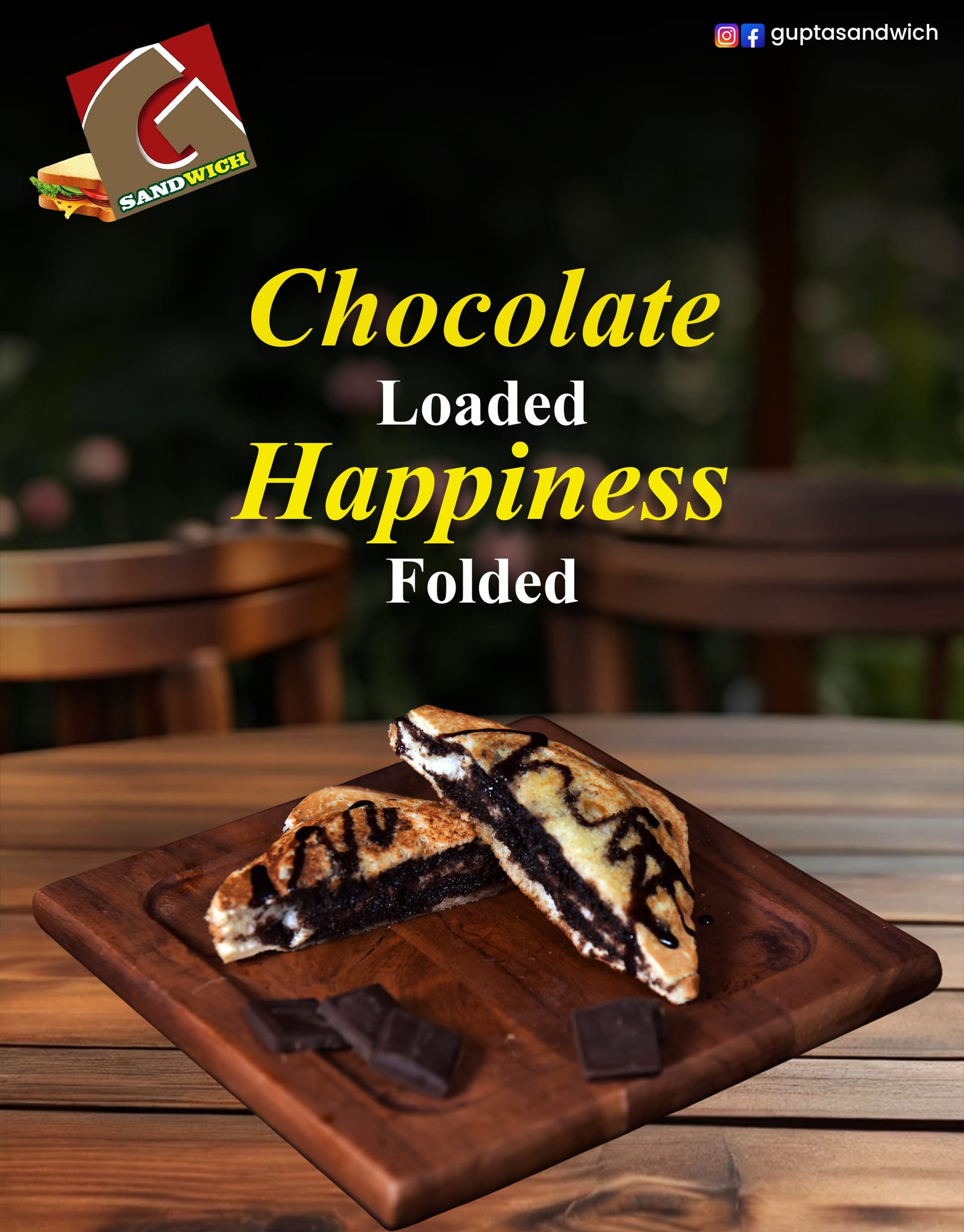 Chocolate Toast Sandwich Kharghar
